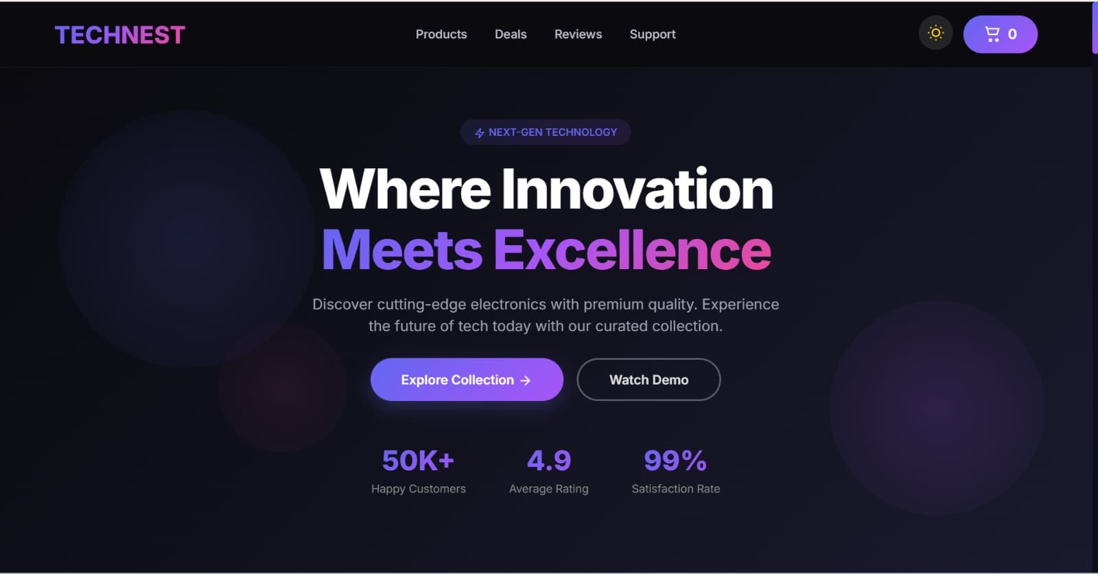 TechNest project preview